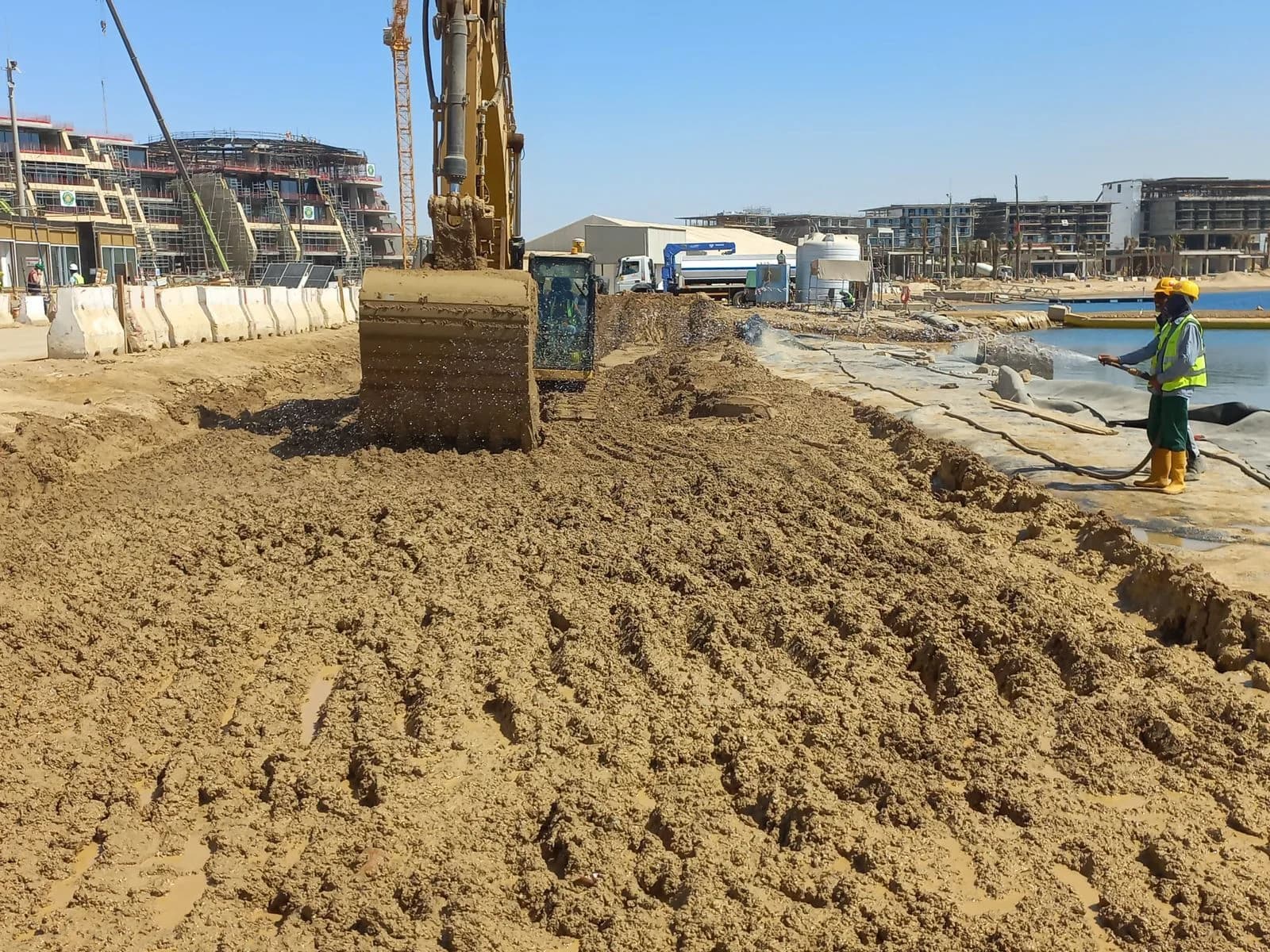 On-site coating and corrosion-protection work