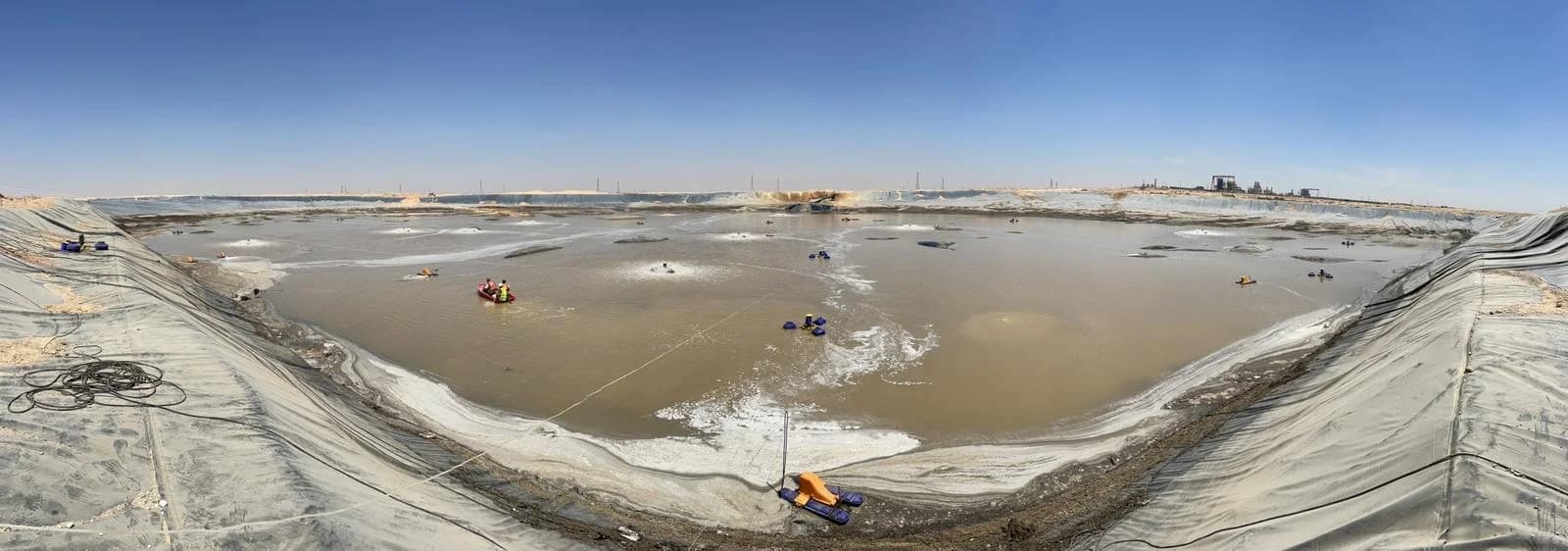Canal Sugar treatment lagoon after 45 days of Ultra-Archaea dosing